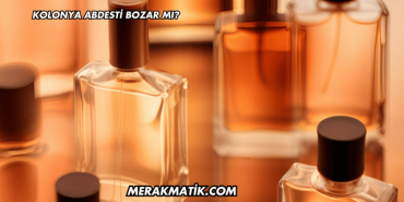 Kolonya Abdesti Bozar mı?