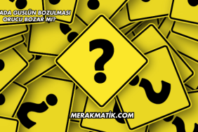 Rüyada Guslün Bozulması Orucu Bozar mı?