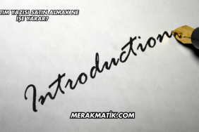 Tanıtım Yazısı Satın Almak Ne İşe Yarar?