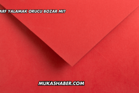 Zarf Yalamak Orucu Bozar mı?