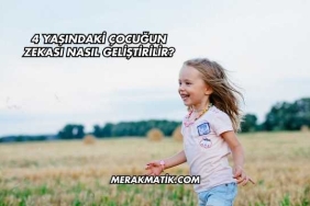 4 Yaşındaki Çocuğun Zekası Nasıl Geliştirilir?