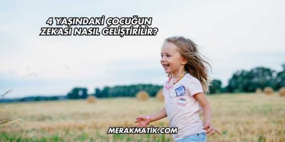 4 Yaşındaki Çocuğun Zekası Nasıl Geliştirilir?