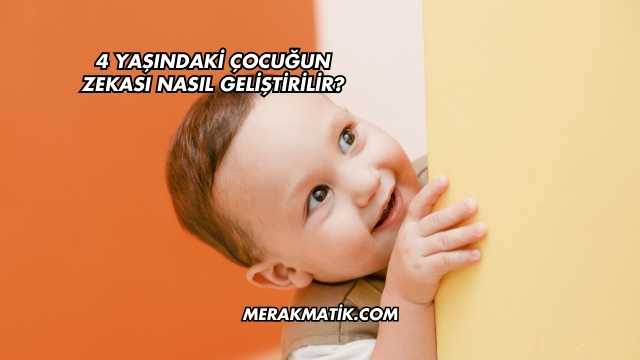 4 Yaşındaki Çocuğun Zekası Nasıl Geliştirilir?