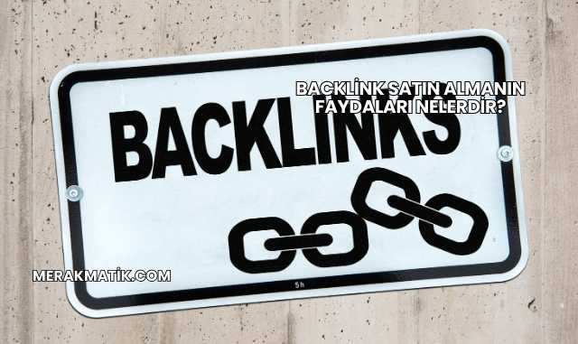 Backlink Satın Almanın Faydaları Nelerdir?