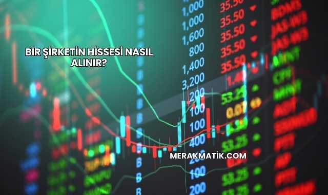 Bir Şirketin Hissesi Nasıl Alınır?