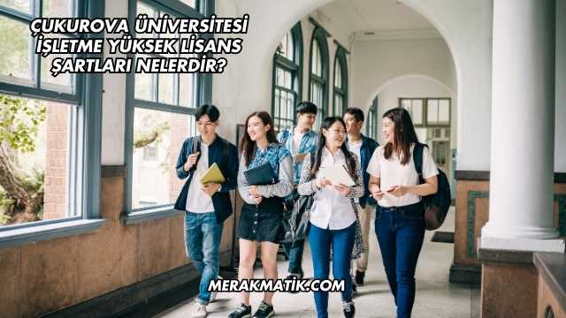 Çukurova Üniversitesi İşletme Yüksek Lisans Şartları Nelerdir?