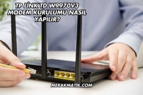 Tp Link Td W9970v3 Modem Kurulumu Nasıl Yapılır?
