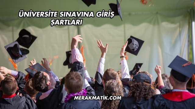 Üniversite Sınavına Giriş Şartları