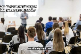 Yaşar Üniversitesi Mezun Olma Şartları Nelerdir?