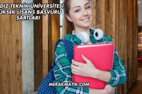 Yıldız Teknik Üniversitesi Yüksek Lisans Başvuru Şartları