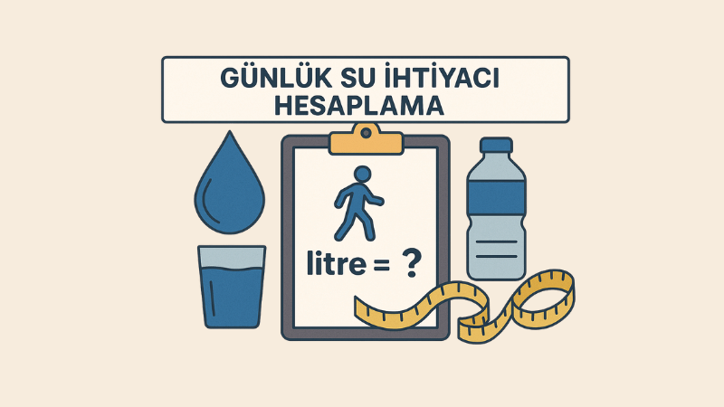 Günlük Su İhtiyacı Hesaplama