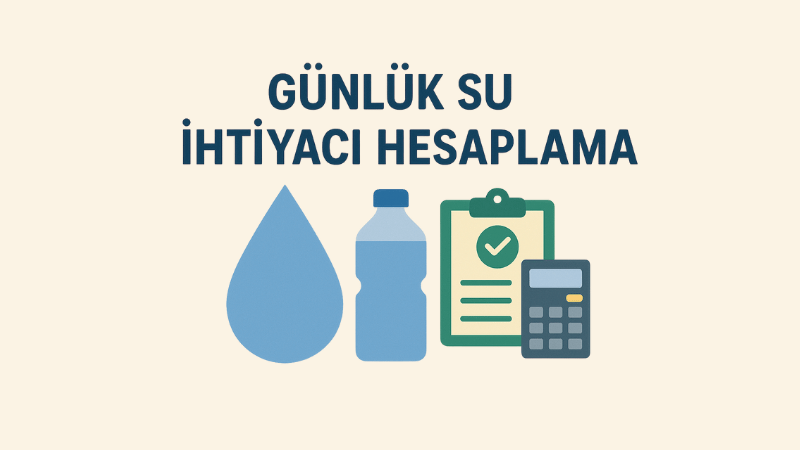 Günlük Su İhtiyacı Hesaplama