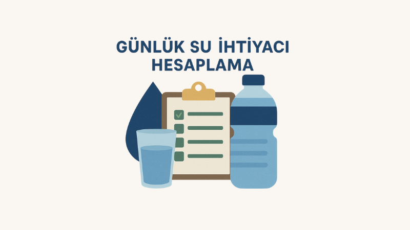 Günlük Su İhtiyacı Hesaplama