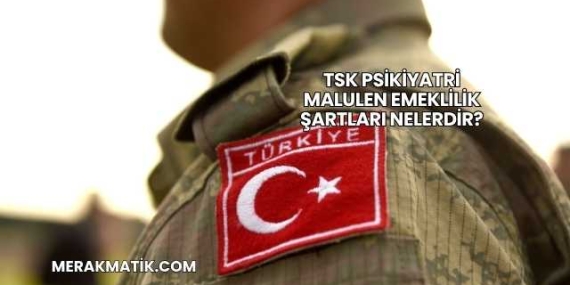 TSK Psikiyatri Malulen Emeklilik Şartları Nelerdir?