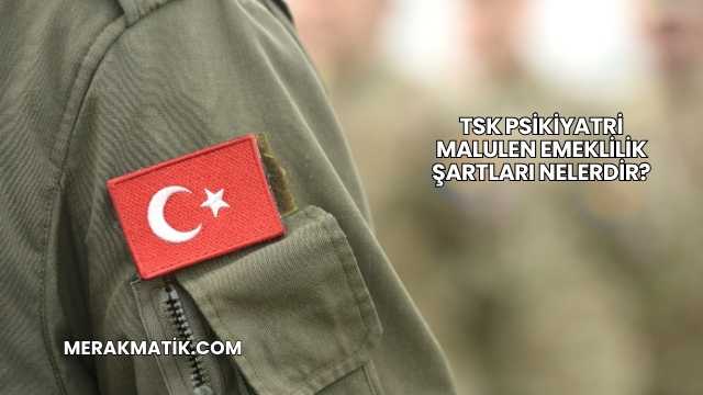 TSK Psikiyatri Malulen Emeklilik Şartları Nelerdir?