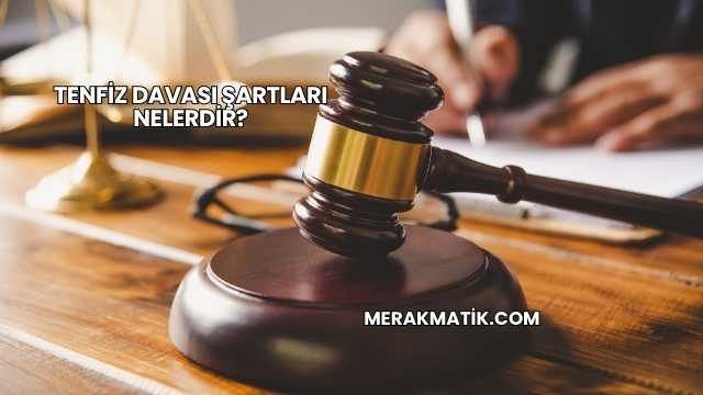 Tenfiz Davası Şartları Nelerdir?