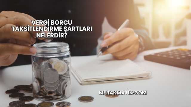 Vergi Borcu Taksitlendirme Şartları Nelerdir?