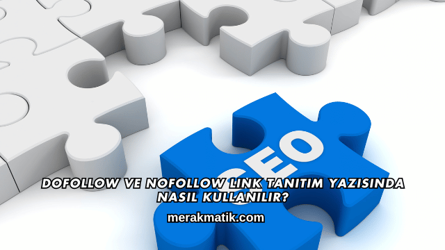 DoFollow ve NoFollow Link Tanıtım Yazısında Nasıl Kullanılır?