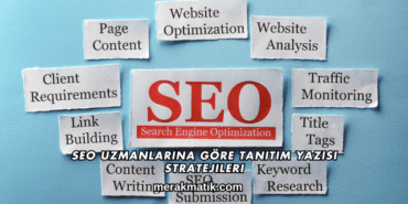 SEO Uzmanlarına Göre Tanıtım Yazısı Stratejileri