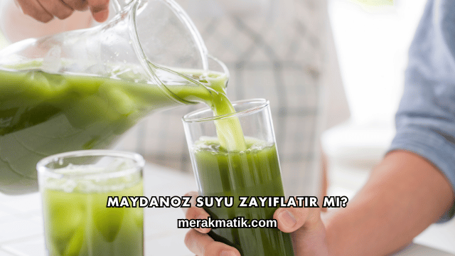 Maydanoz Suyu Zayıflatır mı?