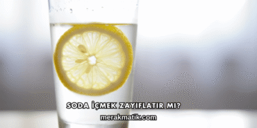 Soda İçmek Zayıflatır mı?