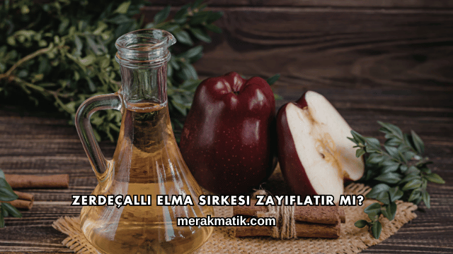 Zerdeçallı Elma Sirkesi Zayıflatır mı?